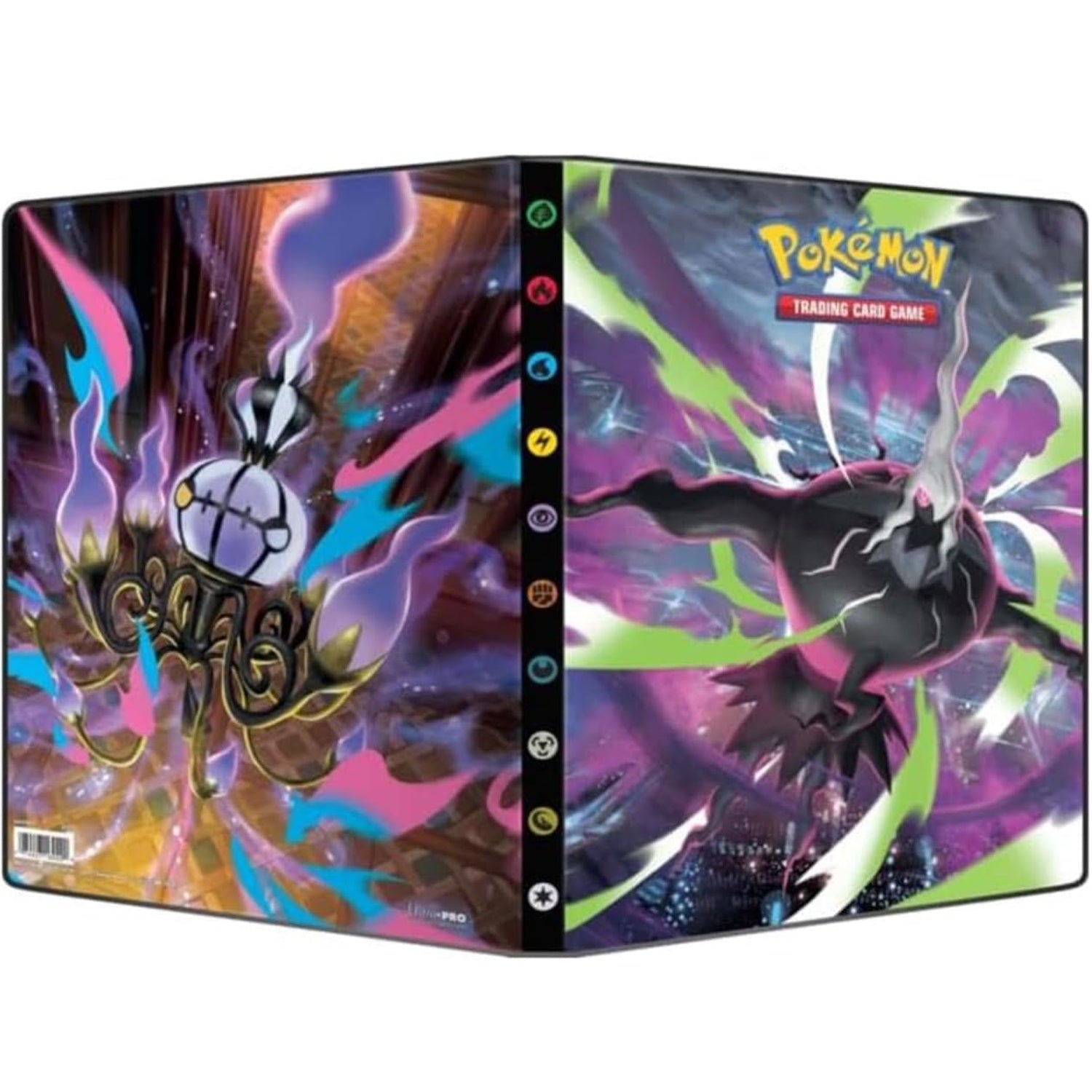 Ultra Pro: Pokemon TCG: Mega Evolution - Pitch Black 9 Pocket Portfolio Card Game Accessories Ultra Pro