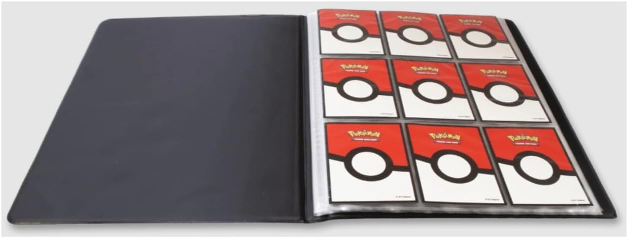 Ultra Pro: Pokemon TCG: Mega Evolution - Pitch Black 9 Pocket Portfolio Card Game Accessories Ultra Pro