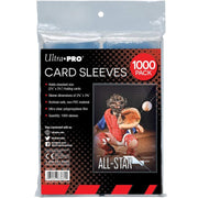 Ultra Pro: Clear Card Soft Sleeve Standard 2.5" x 3.5" 1000 Pack Penny Sleeves Card Game Accessories Ultra Pro