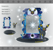 Pokemon TCG: Pokemon Center Eeveelution Prismatic Evolutions Acrylic Stand Set - Complete Set of 9 Card Game Accessories Pokemon