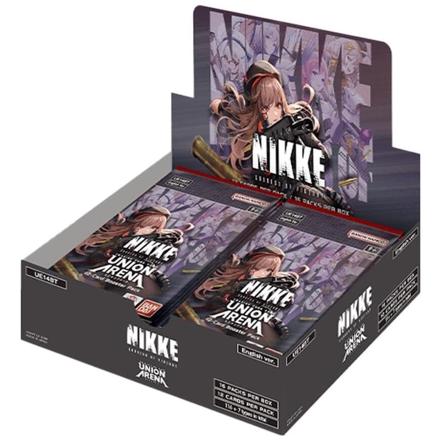 Union Arena CCG: Goddess of Victory Nikke - Booster Box [UE18BT] - 16 Packs Card Game Bandai Namco