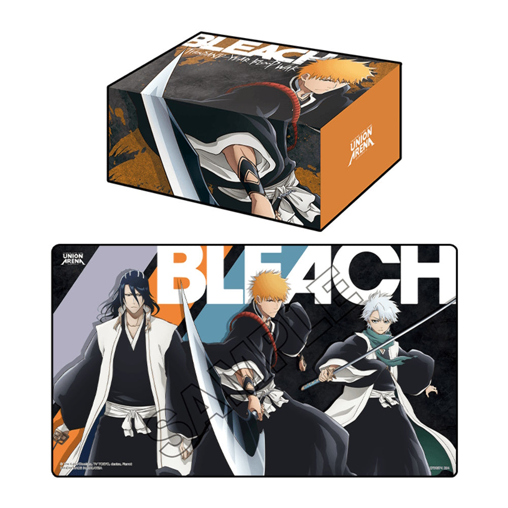 Union Arena TCG: Bleach Playmat and Half Storage Box Set Card Game Bandai Namco