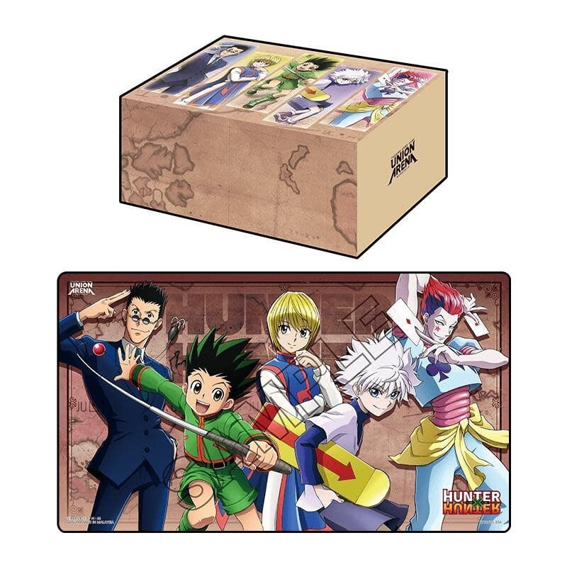 Union Arena TCG: Hunter x Hunter Playmat and Half Storage Box Set Card Game Bandai Namco