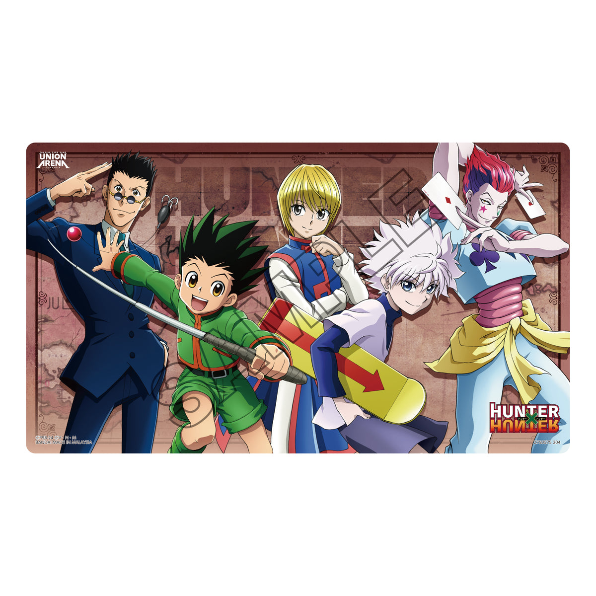Union Arena TCG: Hunter x Hunter Playmat and Half Storage Box Set Card Game Bandai Namco