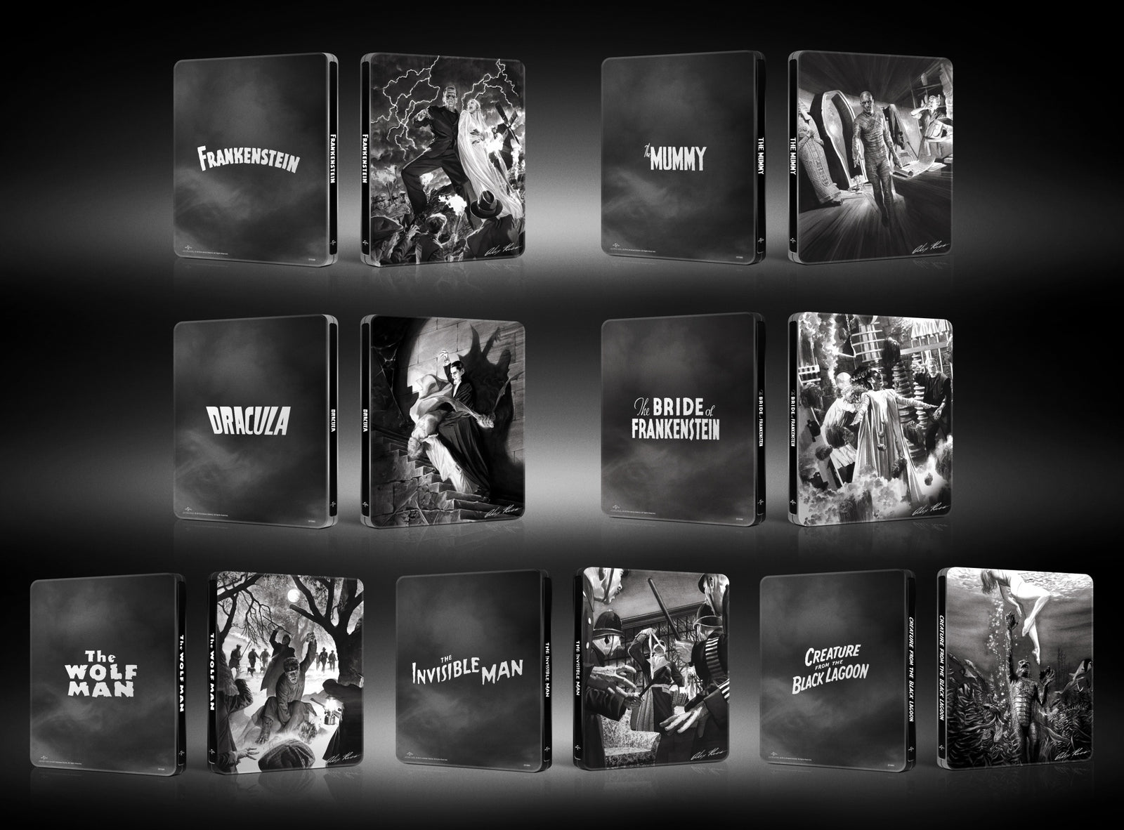 Universal Classic Monsters Limited Edition Collection [Blu-Ray + 4K UHD] + Digital Blu-Ray 4K Movie Universal Pictures   