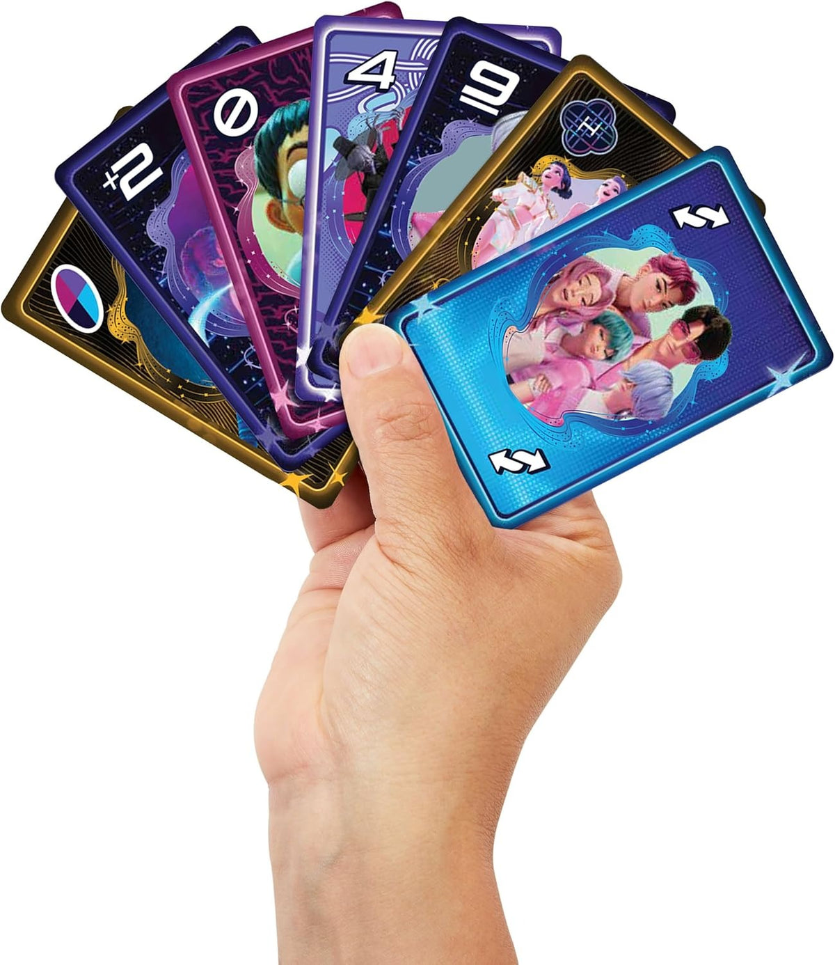 Uno Card Game: KPop Demon Hunters [Board Game, 2-10 Players] Board Game Mattel