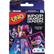 Uno Card Game: KPop Demon Hunters [Board Game, 2-10 Players] Board Game Mattel