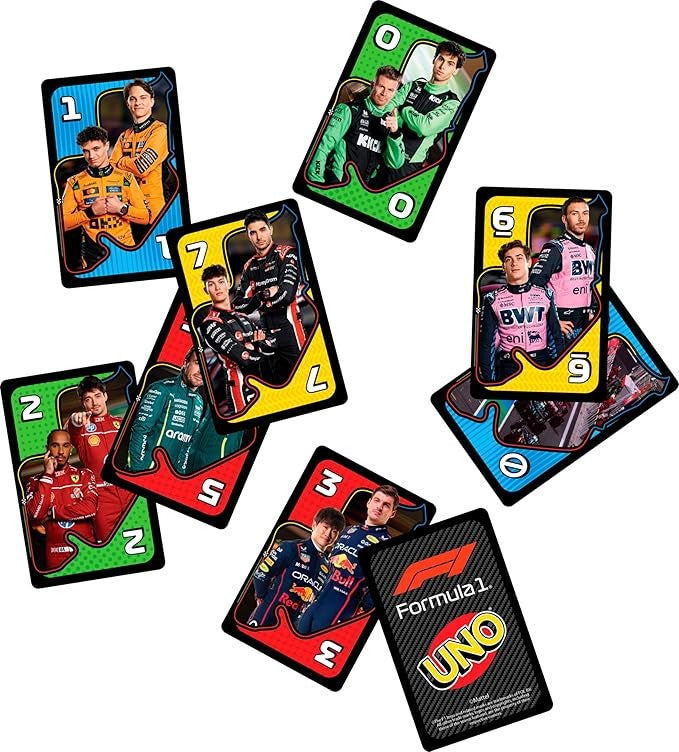 UNO: Formula 1 Toys & Games Mattel