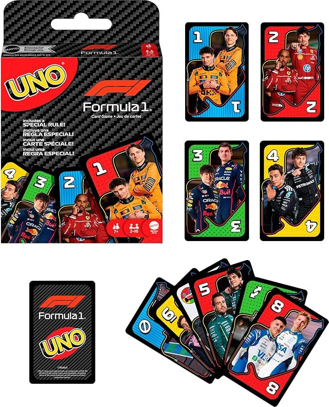 UNO: Formula 1 Toys & Games Mattel