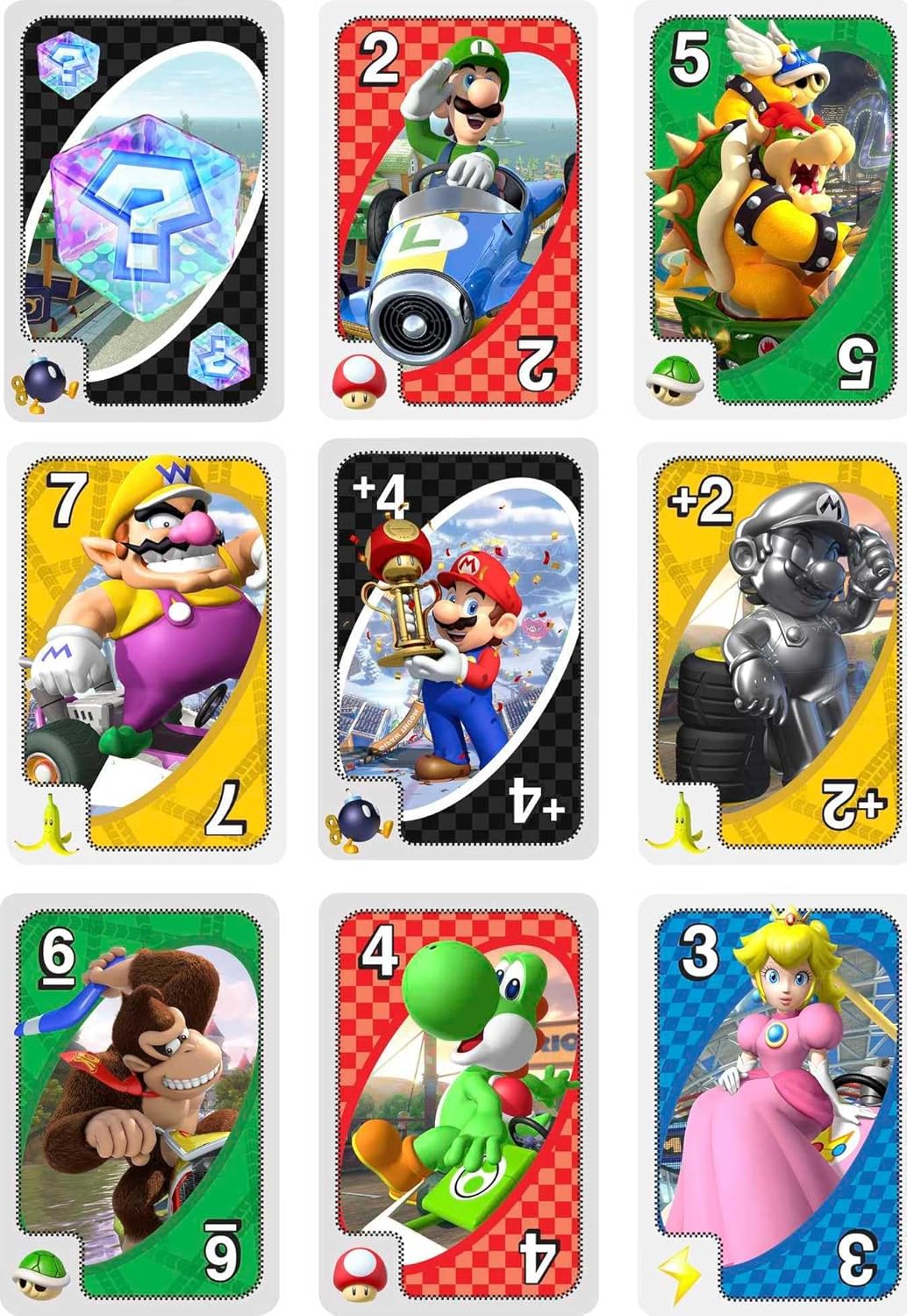 UNO: Mario Kart Board Game Mattel