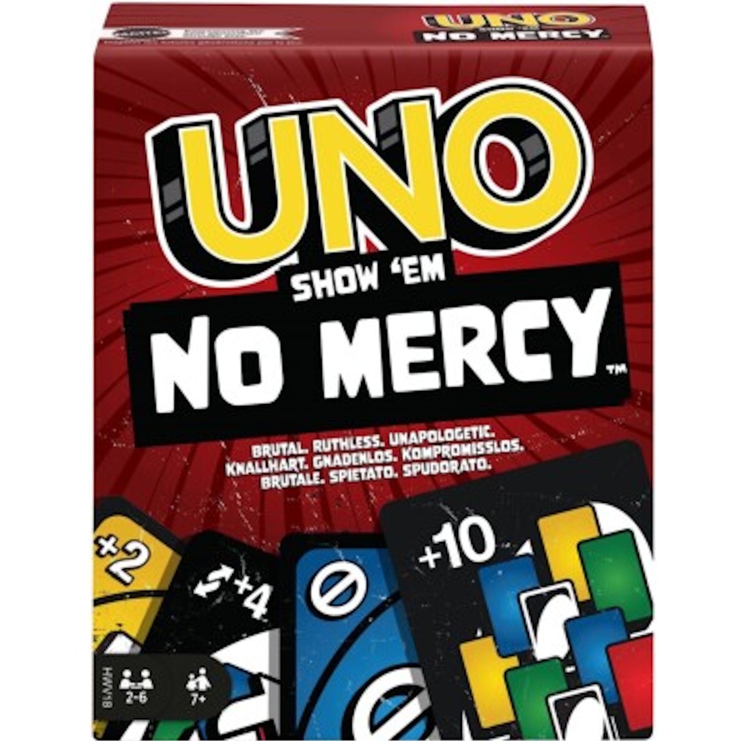 UNO: Show' Em No Mercy Card Game Board Game Mattel