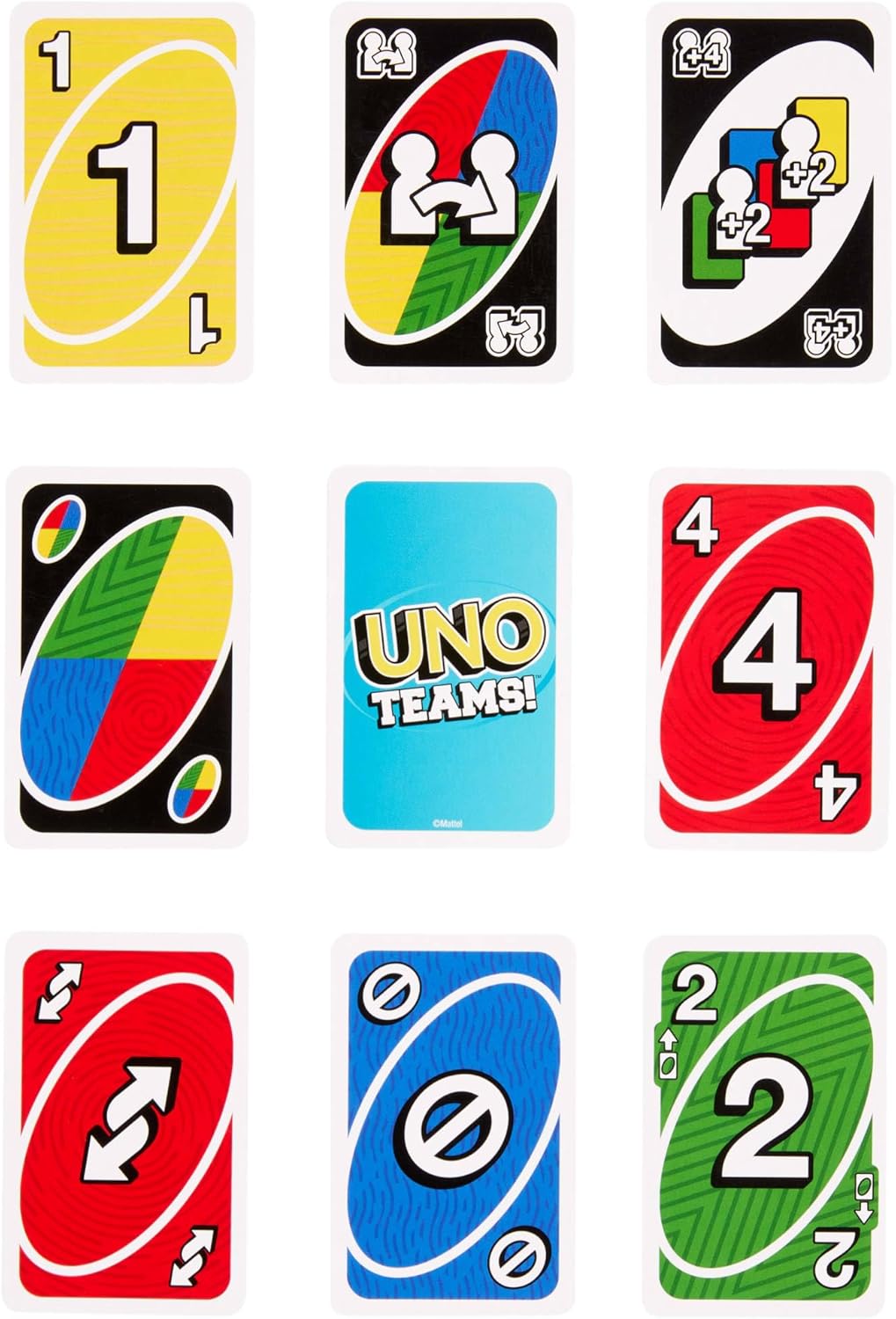 UNO Teams! Board Game Mattel