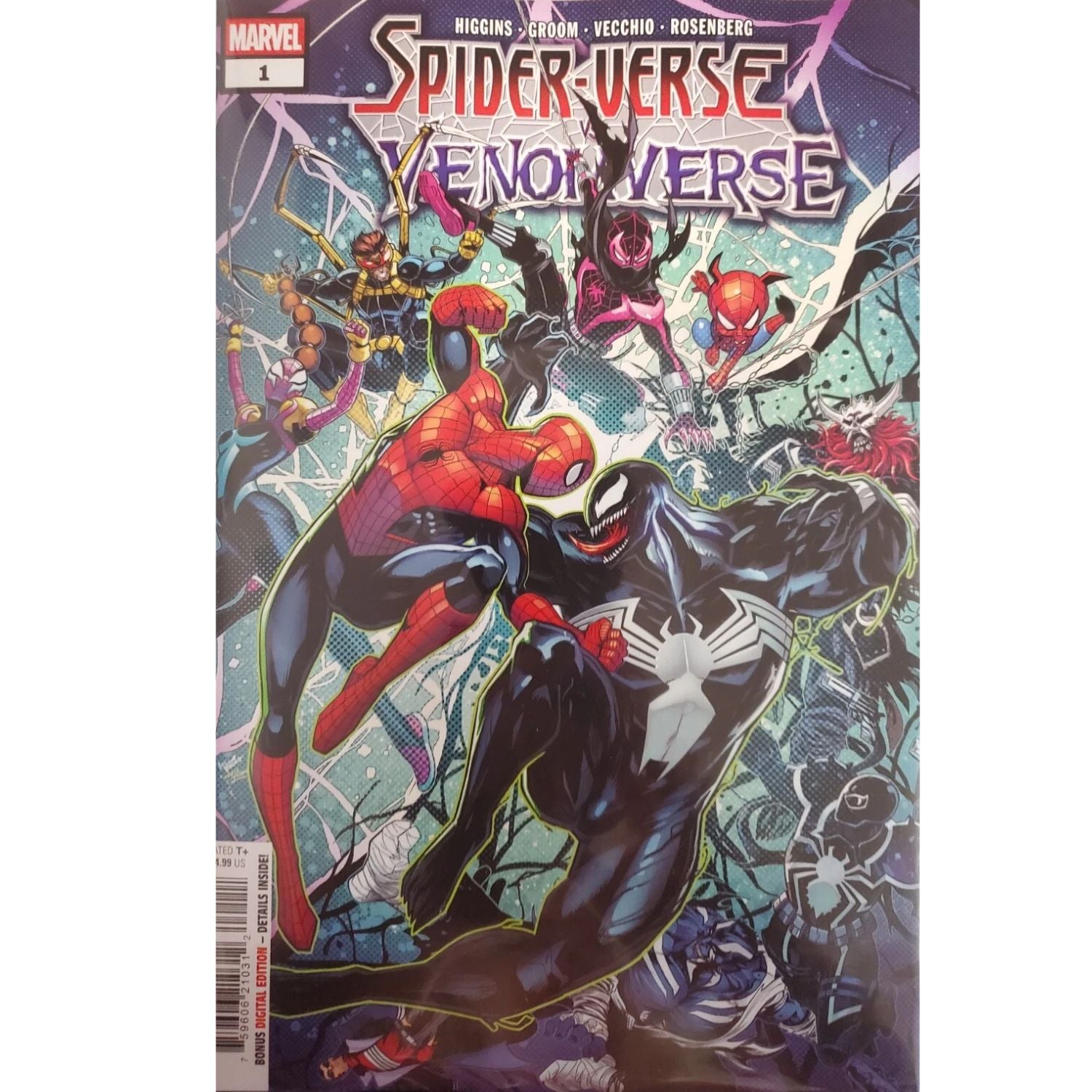 Spider-Verse VS VenomVerse: #1 [Luciano Vecchio CVR A] 2025 Comics Marvel Comics