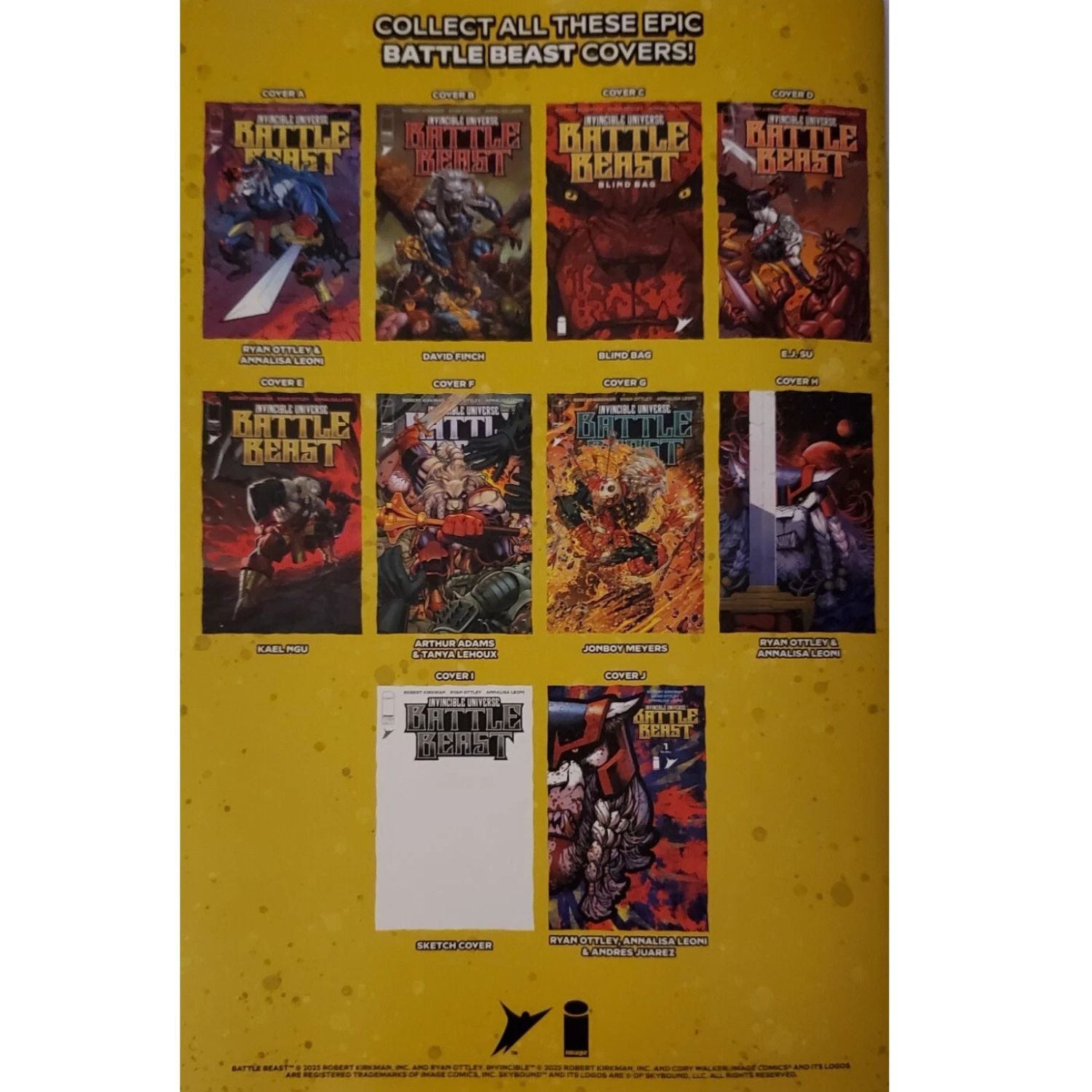 Invincible Universe Battle Beast: #1 [Annalisa Leoni CVR D] 2025 Comics Image Comics