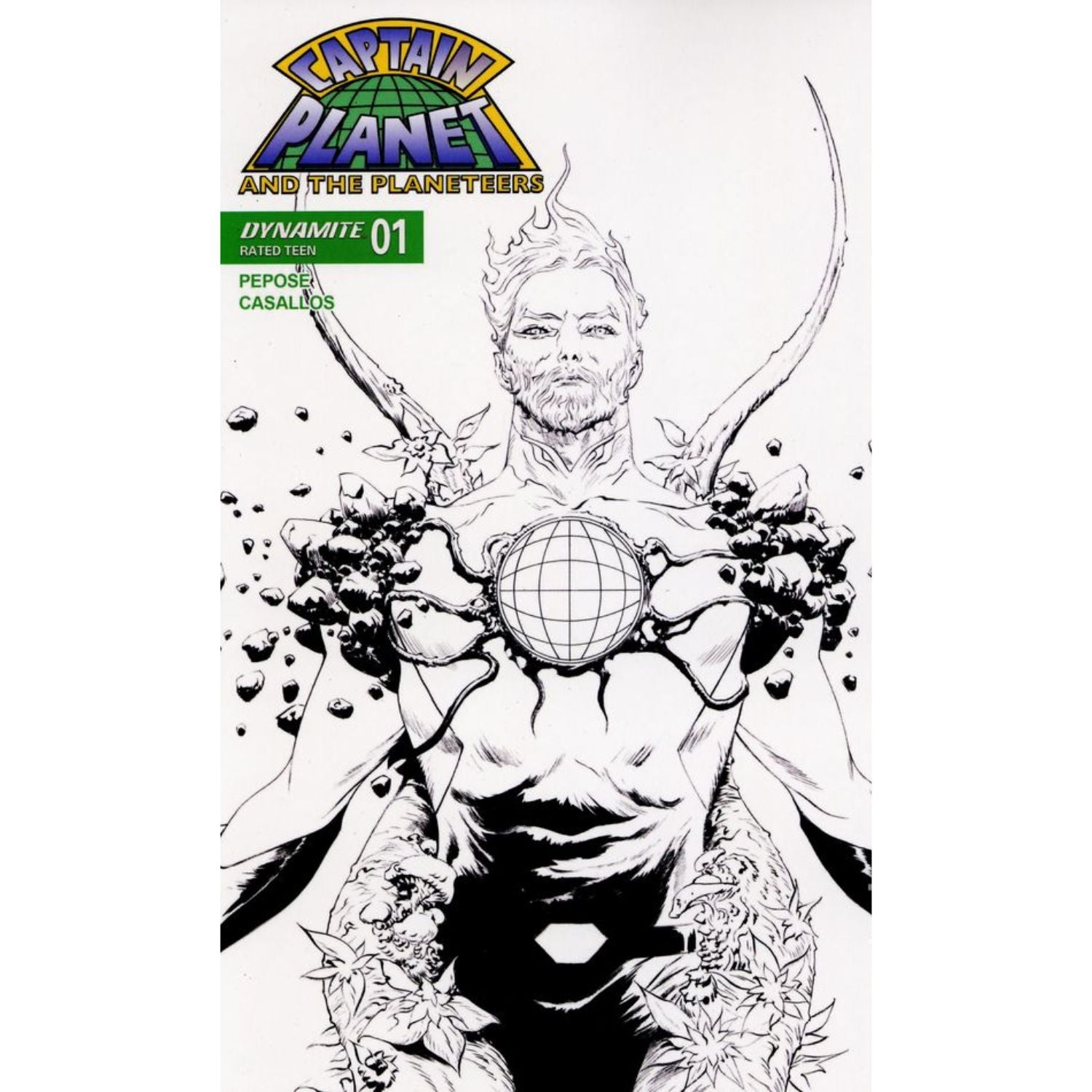 Captain Planet: #1 [Jae Lee CVR L - 1:10] 2025 Comics Dynamite Entertainment