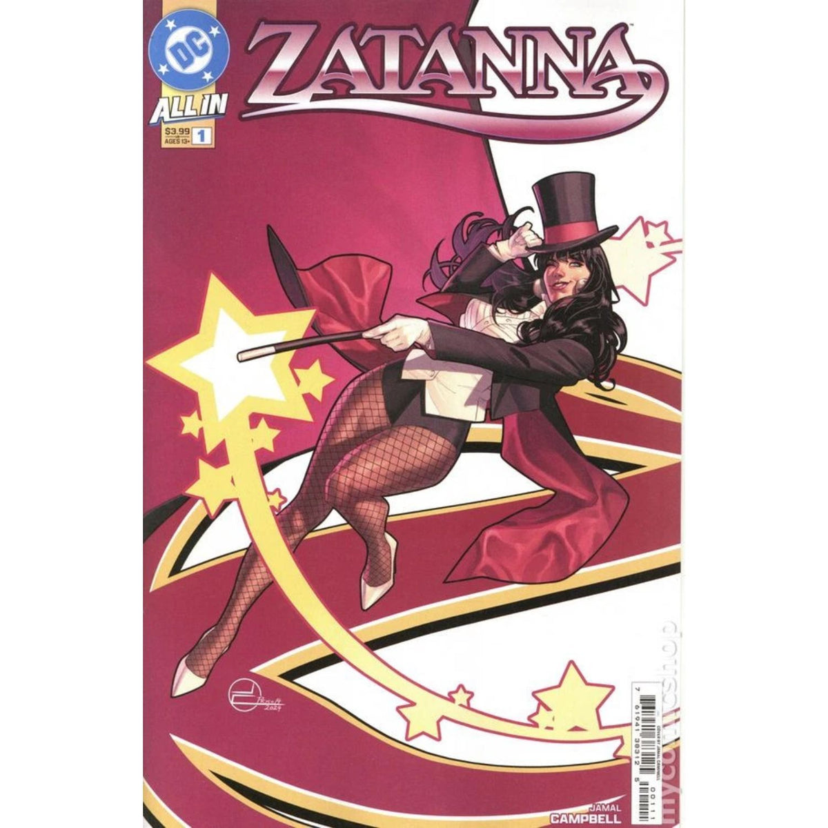 Zatanna: #1 [Jamal Campbell CVR A] 2025 Comics DC Comics