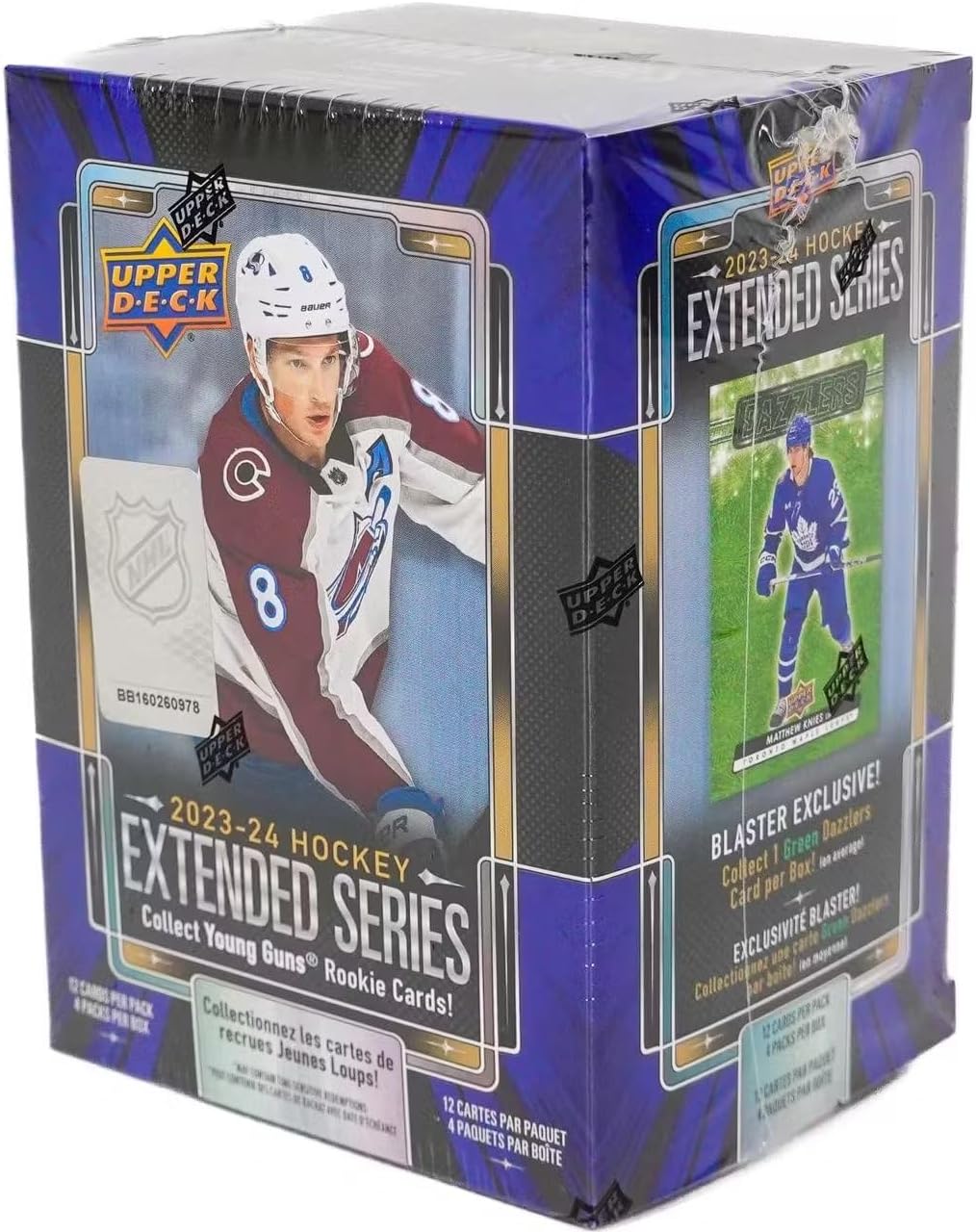 Upper Deck: 2023-24 Extended Series Hockey Blaster Box - 4 Packs Toys & Games Upper Deck