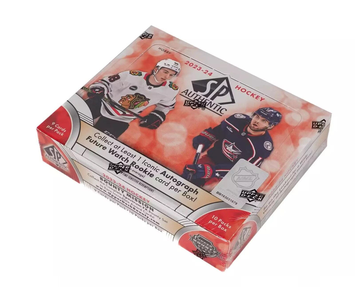 Upper Deck: 2023-24 SP Authentic Hockey Hobby Box Sports Cards Upper Deck