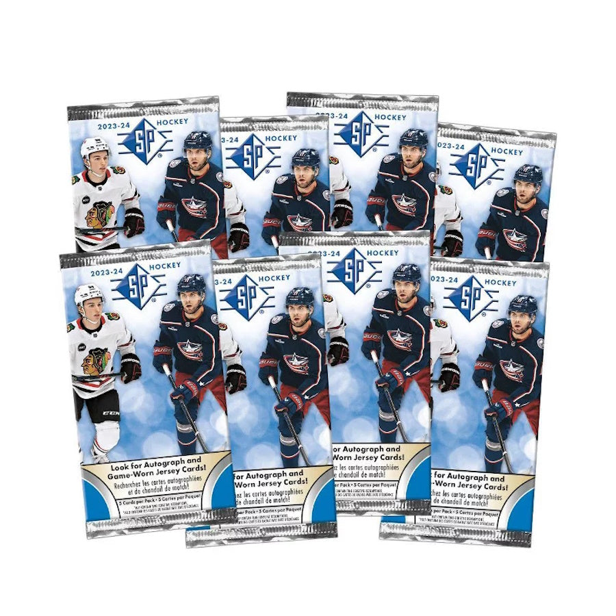 Upper Deck: 2023-24 SP Hockey Blaster Box - 8 Pack Card Game Upper Deck