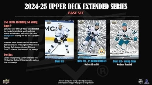 Upper Deck: 2024-25 Extended Series Hockey Blaster Box - 4 Packs Card Game Upper Deck