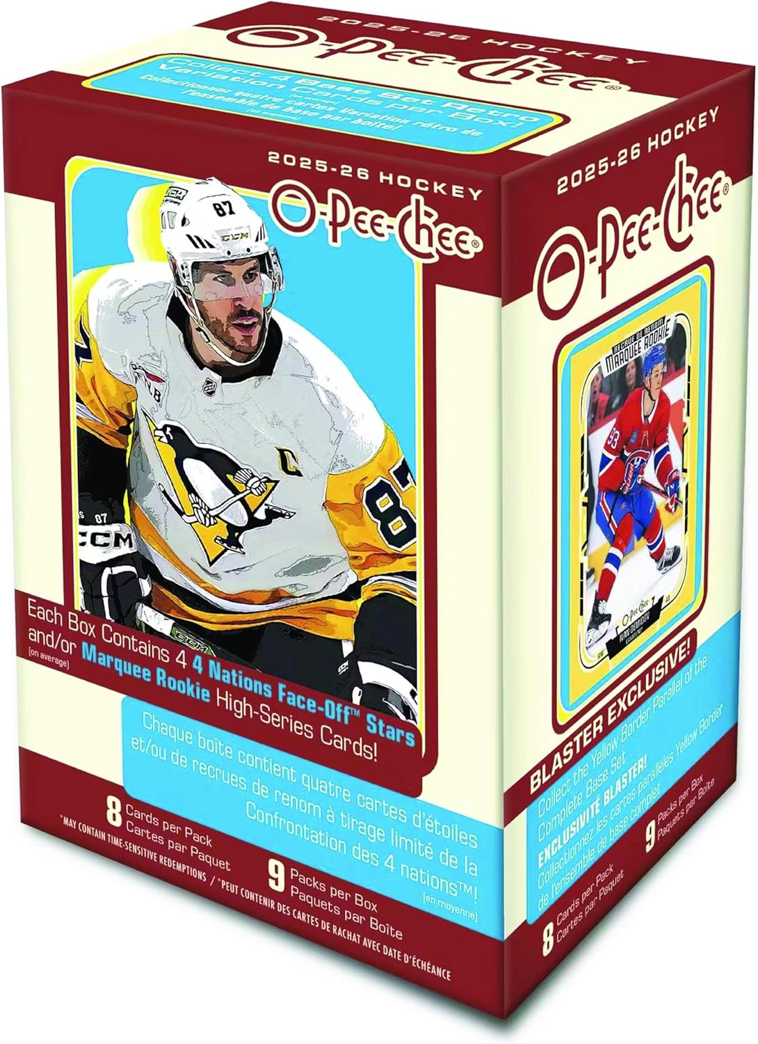 Upper Deck: 2025-26 O-Pee-Chee Hockey Blaster Box - 9 Packs Sports Cards Upper Deck