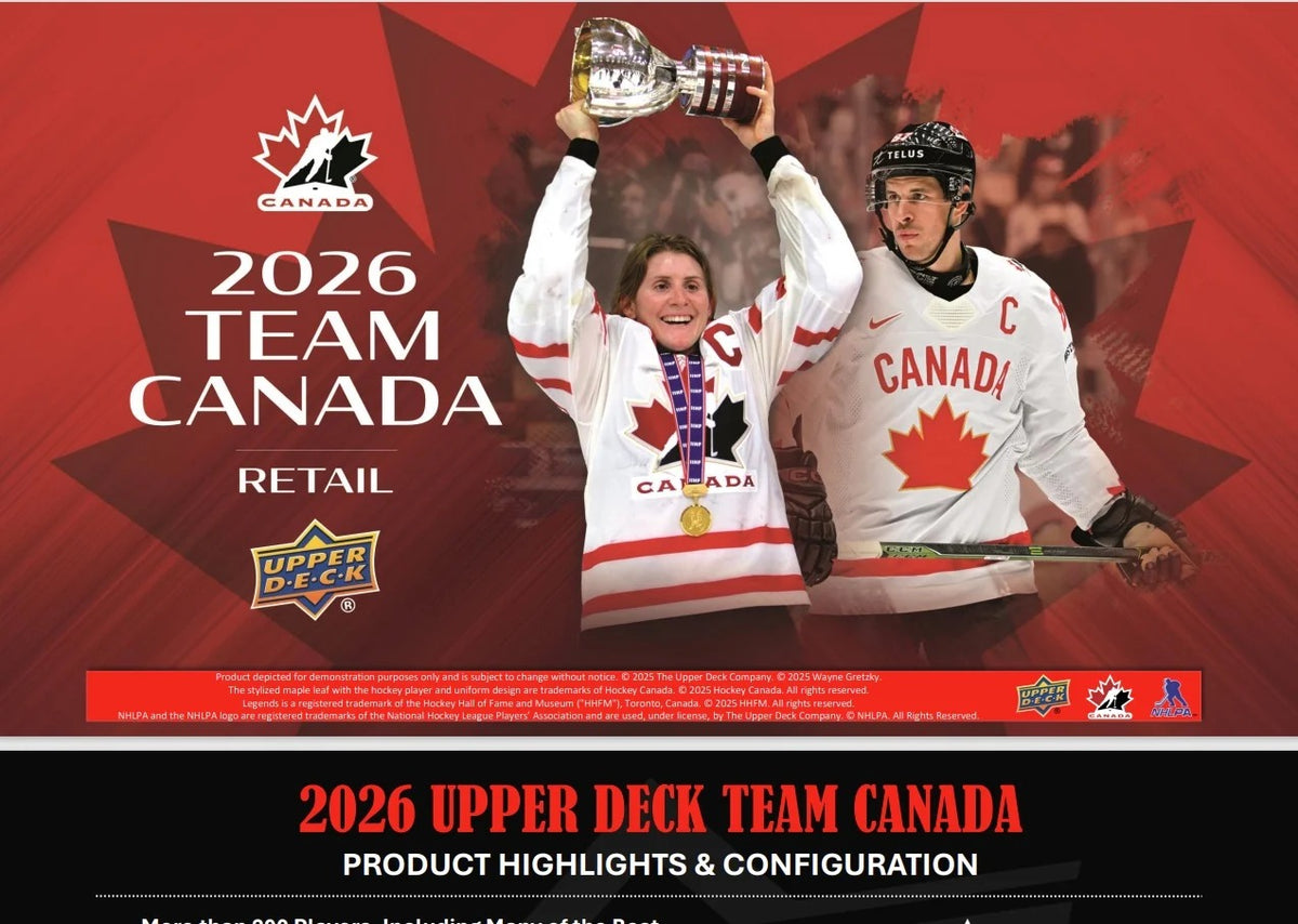 Upper Deck: 2026 Team Canada Blaster Box Sports Cards Upper Deck