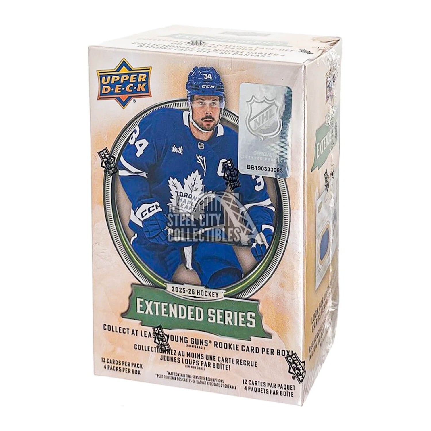 Upper Deck: 2025-26 Extended Series Blaster Box - 4 Packs Sports Cards Upper Deck