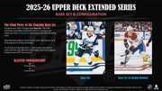 Upper Deck: 2025-26 Extended Series Blaster Box - 4 Packs Sports Cards Upper Deck