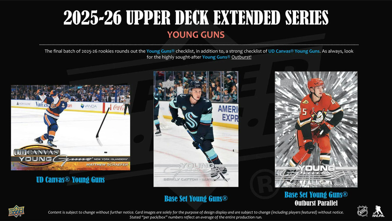 Upper Deck: 2025-26 Extended Series Blaster Box - 4 Packs Sports Cards Upper Deck