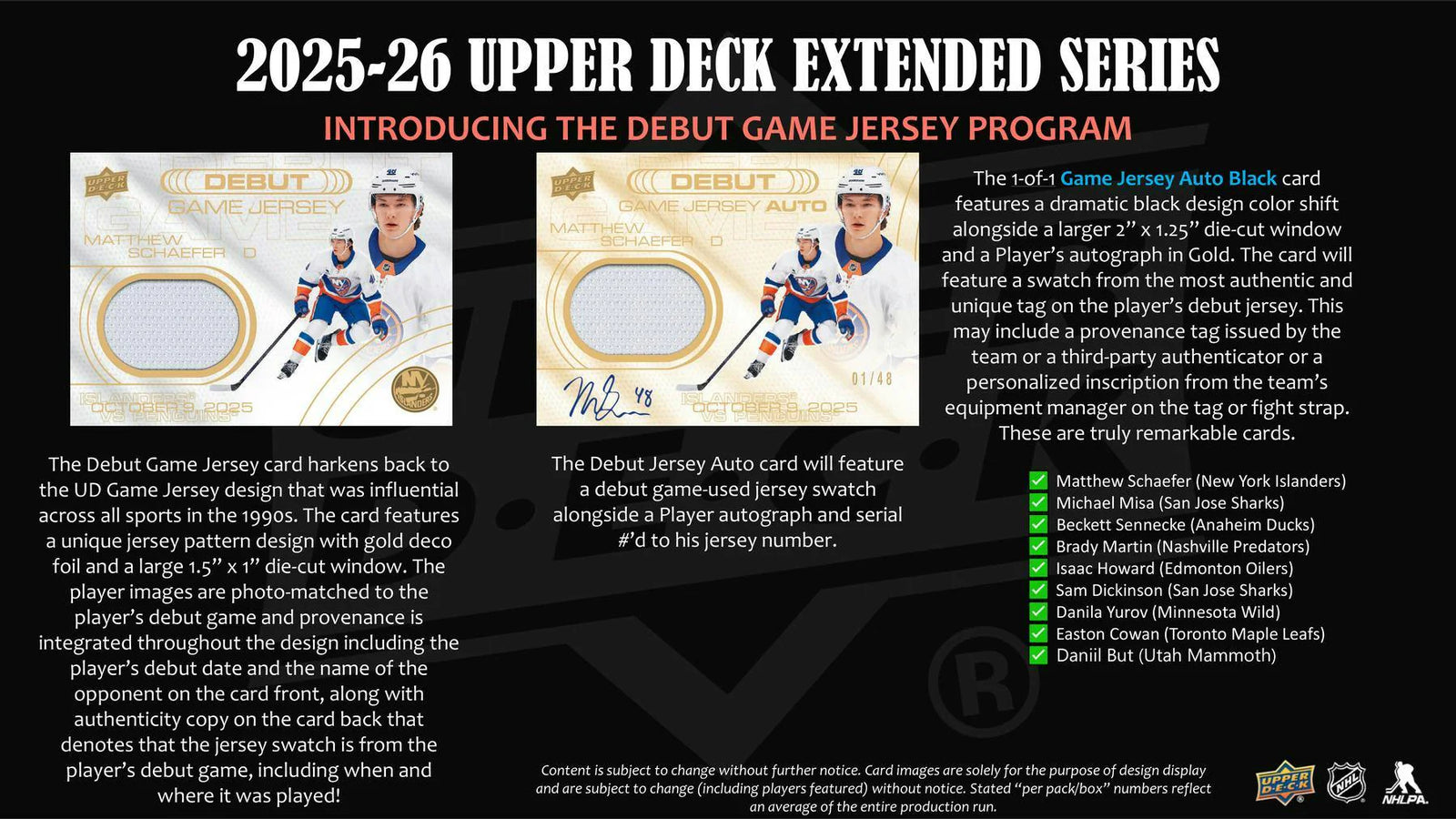 Upper Deck: 2025-26 Extended Series Blaster Box - 4 Packs Sports Cards Upper Deck