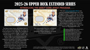 Upper Deck: 2025-26 Extended Series Blaster Box - 4 Packs Sports Cards Upper Deck