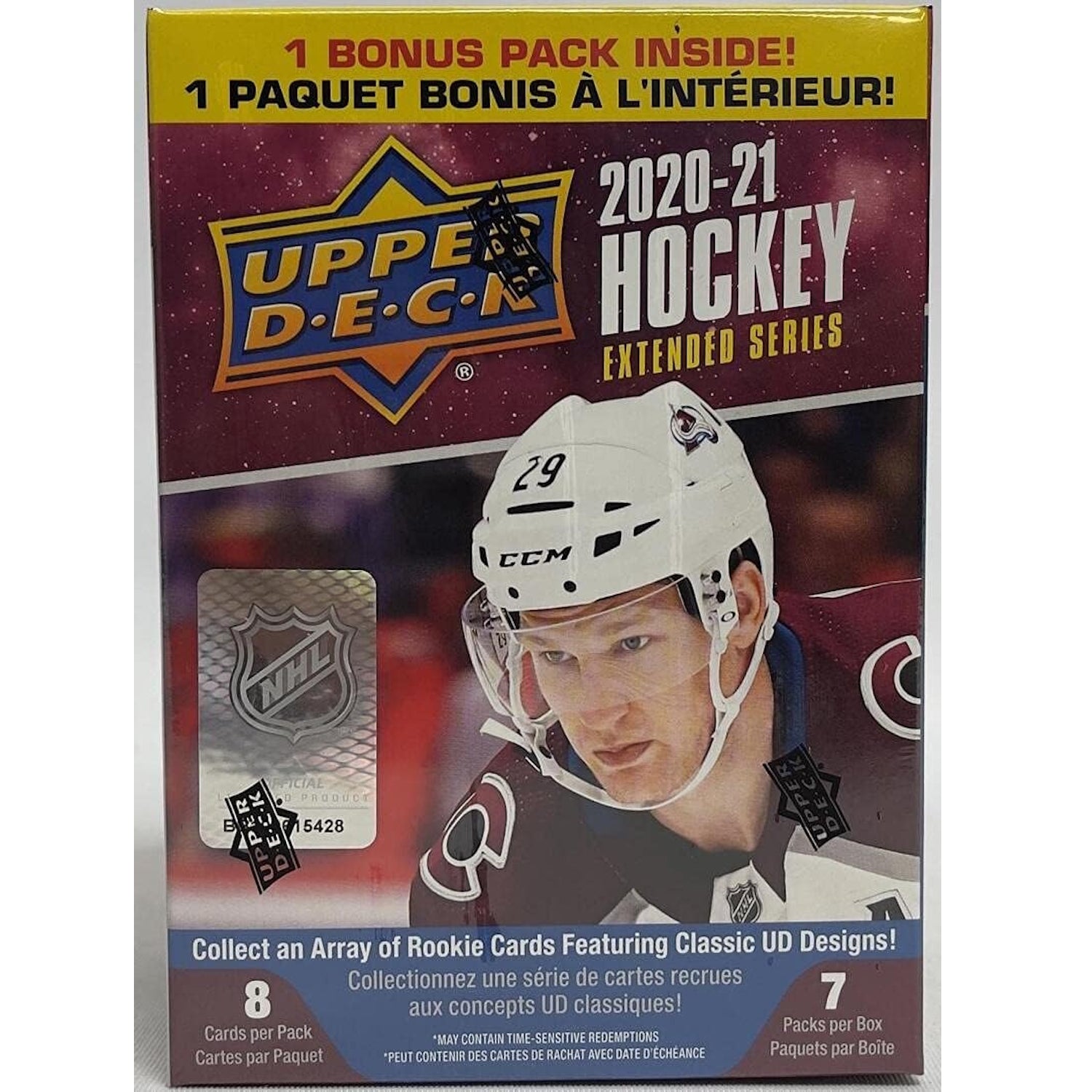 Upper Deck: 2020-21 Extended Series Hockey Blaster Box Sports Cards Upper Deck