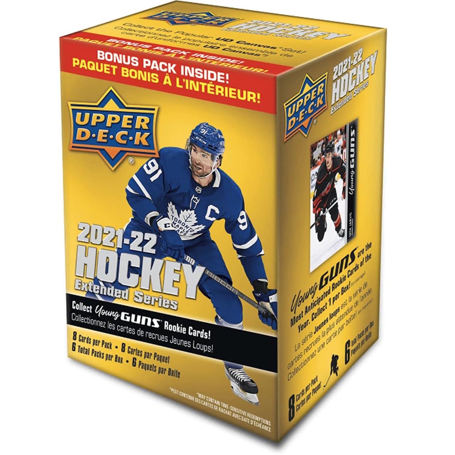 Upper Deck: 2021-22 Extended Series Hockey Blaster Box Sports Cards Upper Deck