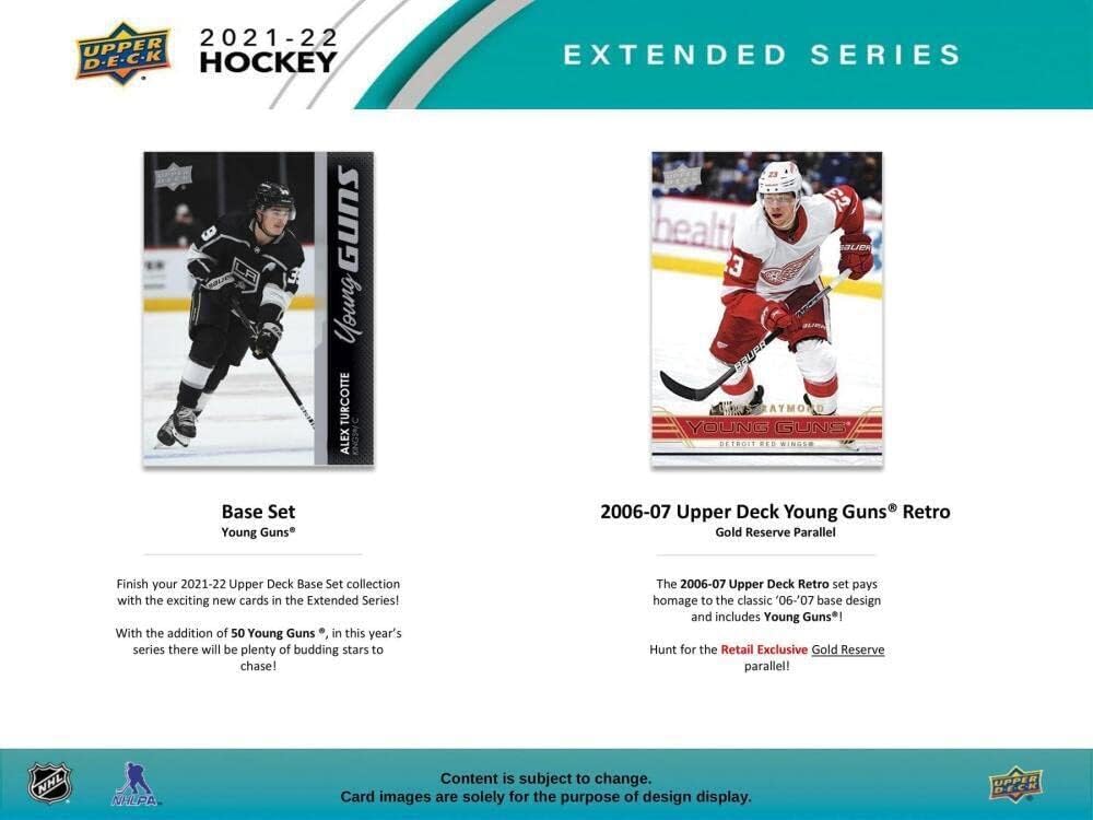 Upper Deck: 2021-22 Extended Series Hockey Blaster Box Sports Cards Upper Deck