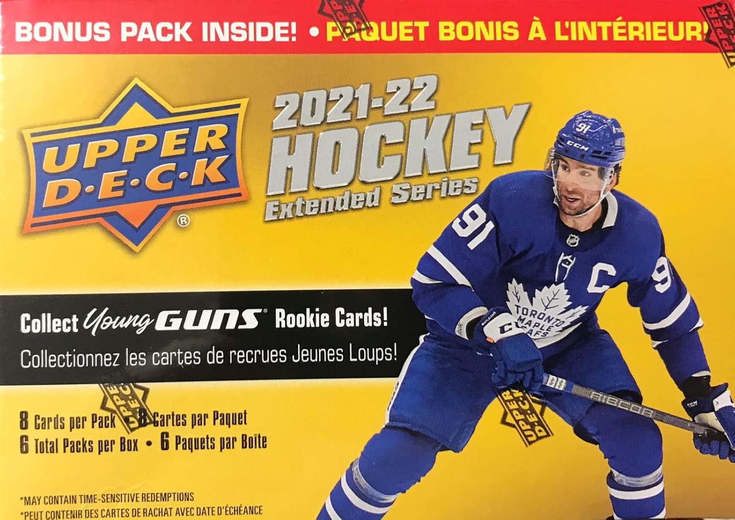 Upper Deck: 2021-22 Extended Series Hockey Blaster Box Sports Cards Upper Deck