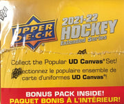 Upper Deck: 2021-22 Extended Series Hockey Blaster Box Sports Cards Upper Deck