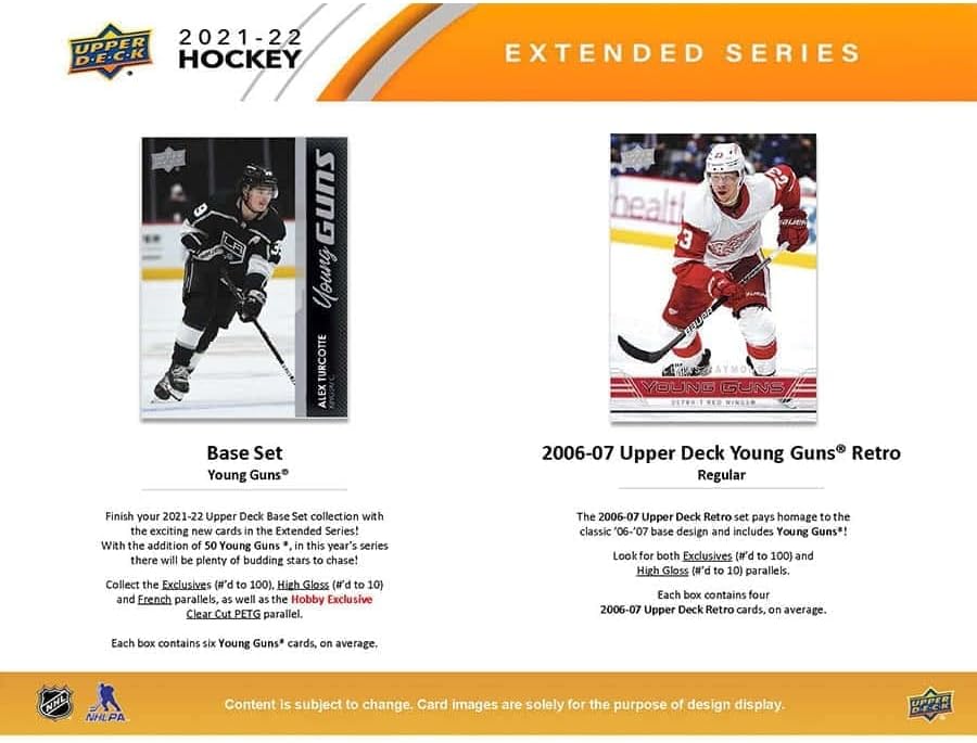 Upper Deck: 2021-22 Extended Series Hockey Hobby Box - 24 Packs Sports Cards Upper Deck