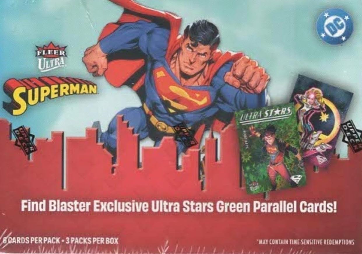 Upper Deck: 2026 Fleer Ultra Superman Blaster Box - 3 Packs Sports Cards Upper Deck