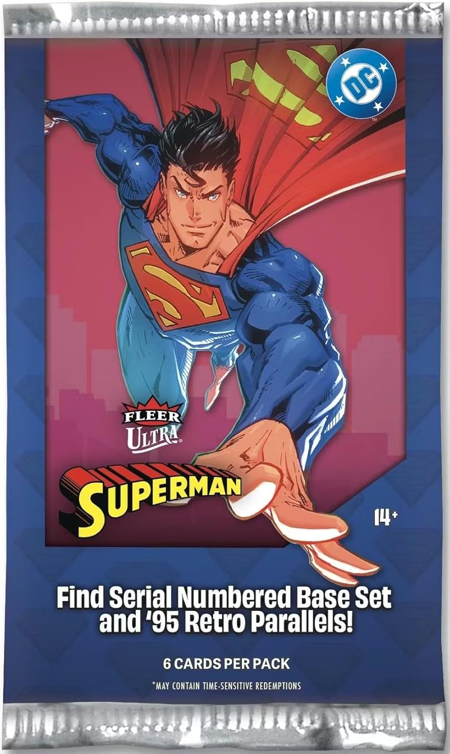 Upper Deck: 2026 Fleer Ultra Superman Blaster Box - 3 Packs Sports Cards Upper Deck
