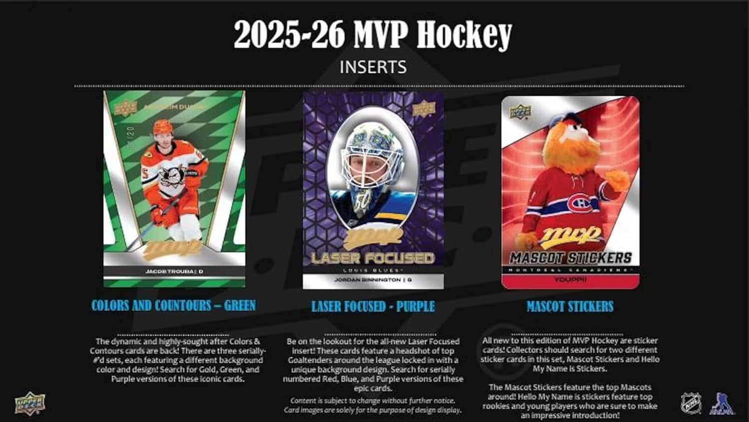 Upper Deck: 2025-26 MVP Hockey Hobby Box Sports Cards Upper Deck