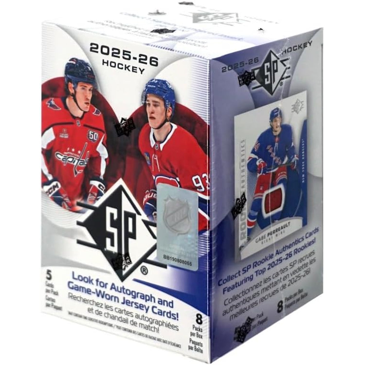 Upper Deck: 2025-26 SP Hockey Blaster Box - 8 Packs Sports Cards Upper Deck