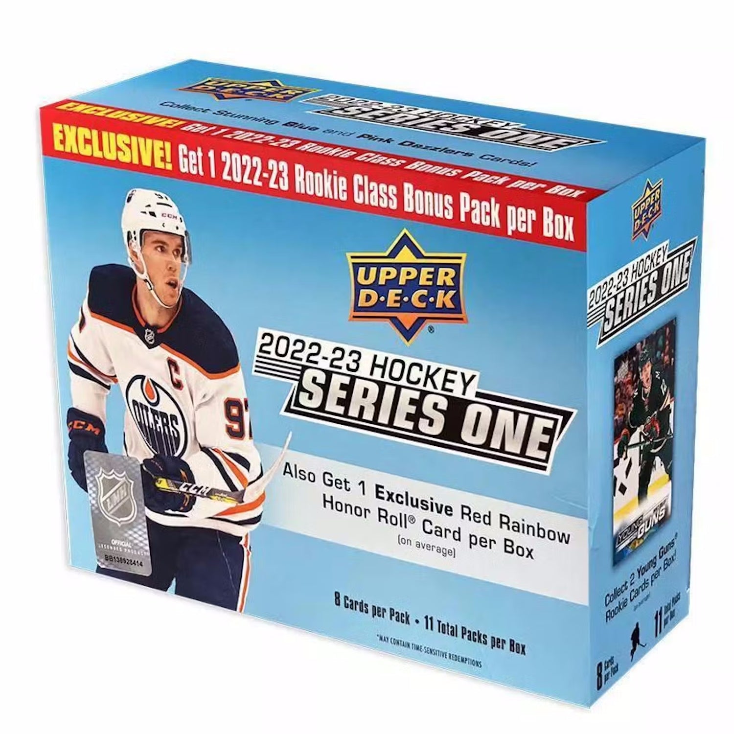 Upper Deck: 2022-23 Series 1 Hockey Mega Box - 11 Packs Sports Cards Upper Deck