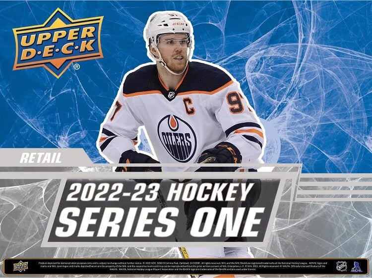 Upper Deck: 2022-23 Series 1 Hockey Retail Box - 24 Packs Sports Cards Upper Deck