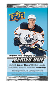 Upper Deck: 2022-23 Series 1 Hockey Retail Box - 24 Packs Sports Cards Upper Deck