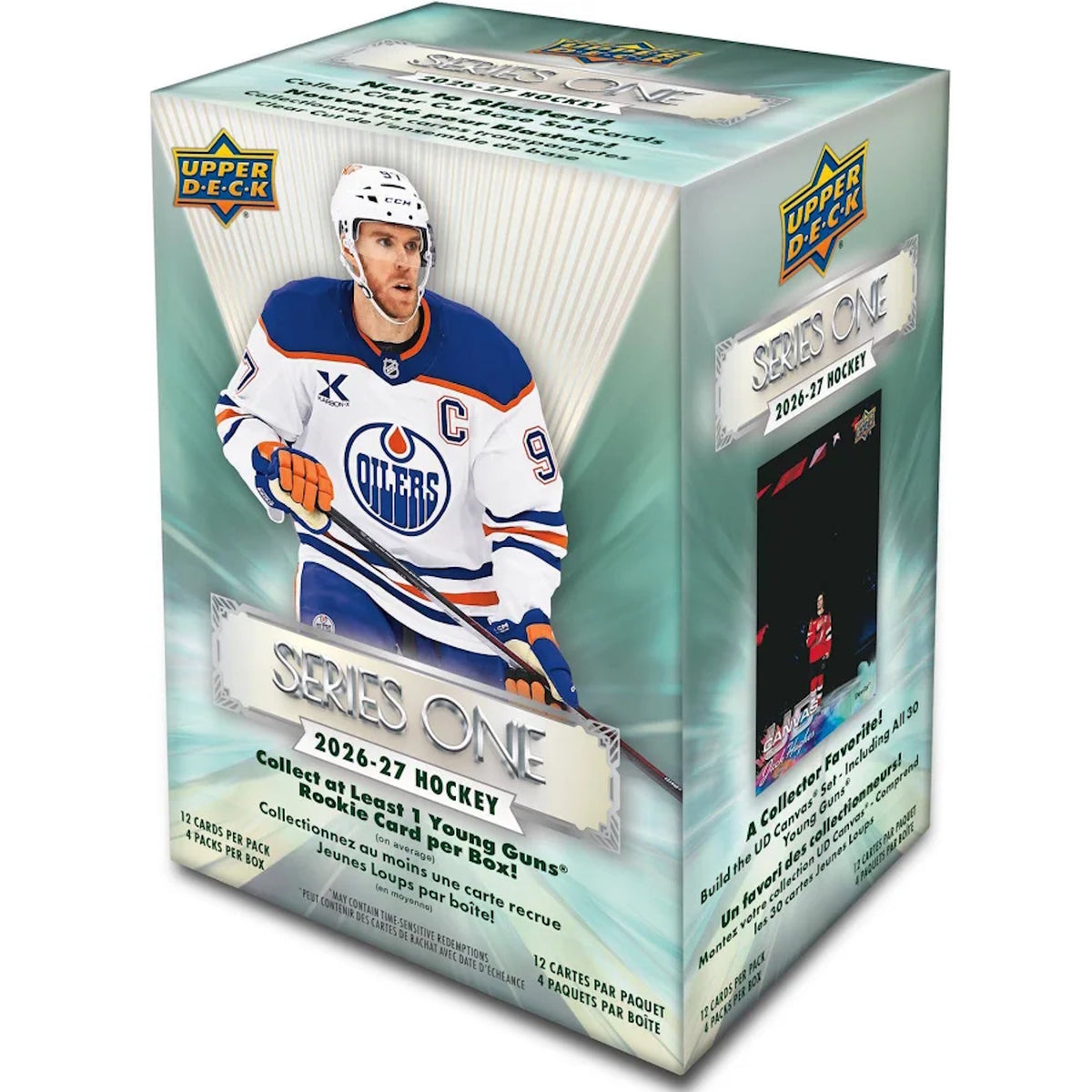 Upper Deck: 2026-27 Series 1 Hockey Blaster Box - 4 Packs Sports Cards Upper Deck