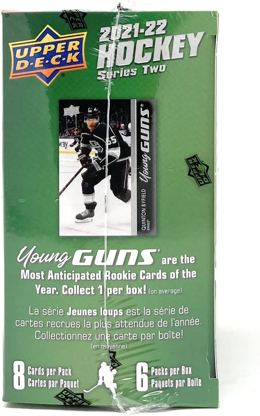 Upper Deck: 2021-22 Series 2 Hockey Blaster Box - 7 Packs Sports Cards Upper Deck