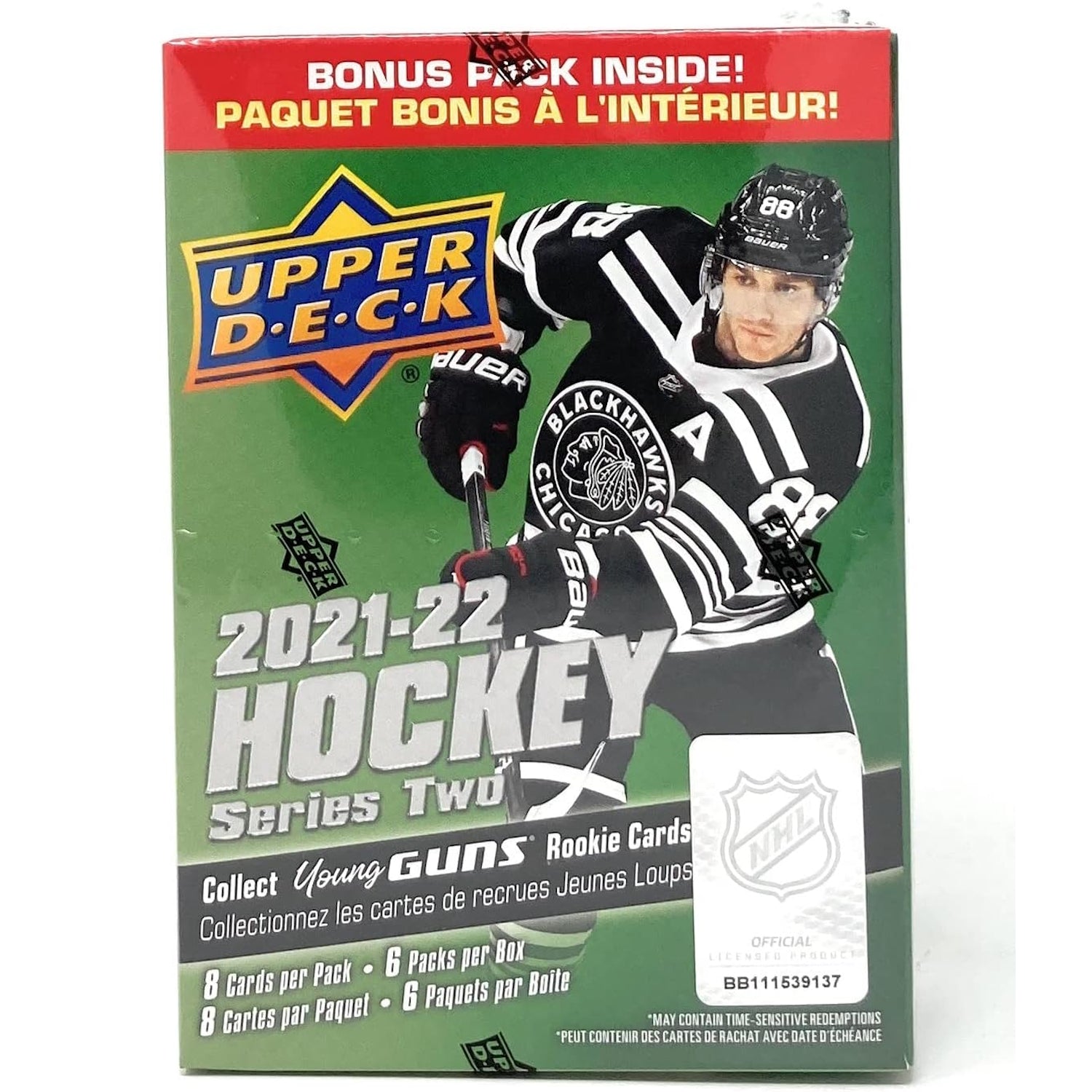 Upper Deck: 2021-22 Series 2 Hockey Blaster Box - 7 Packs Sports Cards Upper Deck
