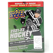 Upper Deck: 2021-22 Series 2 Hockey Blaster Box - 7 Packs Sports Cards Upper Deck