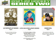 Upper Deck: 2021-22 Series 2 Hockey Blaster Box - 7 Packs Sports Cards Upper Deck