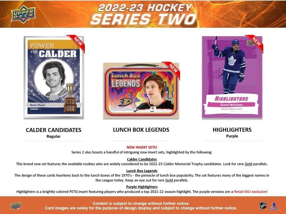 Upper Deck: 2022-23 Series 2 Hockey Blaster Box - 7 Packs Sports Cards Upper Deck